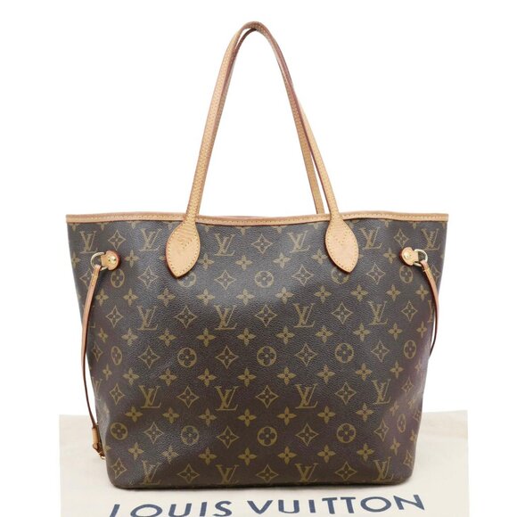 Louis Vuitton  Neverfull MM Monogram Canvas Tote Bag Brown - Picture 3 of 15